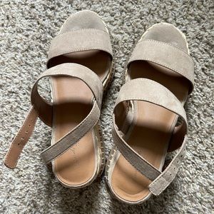 Beige sandals